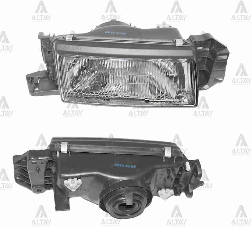 Mazda 323 Sağ Aydınlatma 1990-1992 Far Sedan Sag OEM BDBS-51-030
